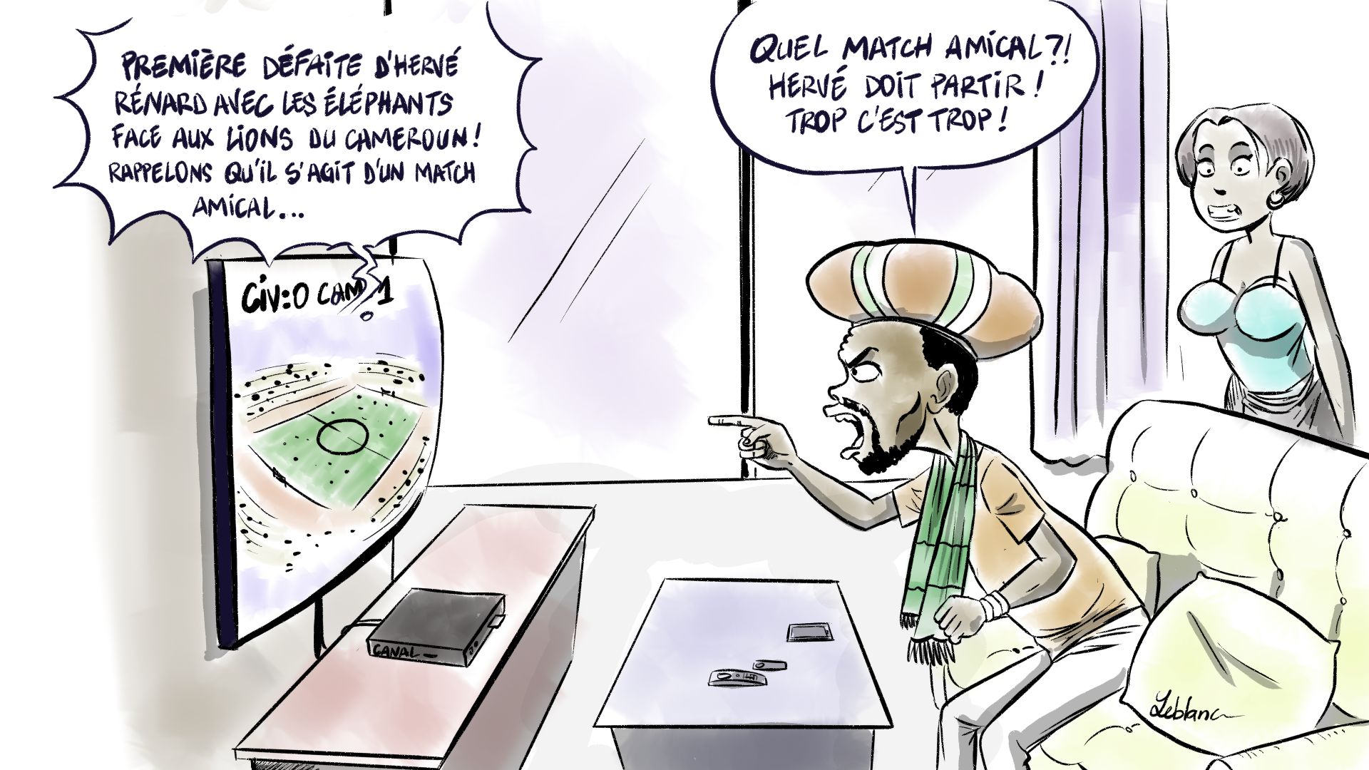 A LA UNE
